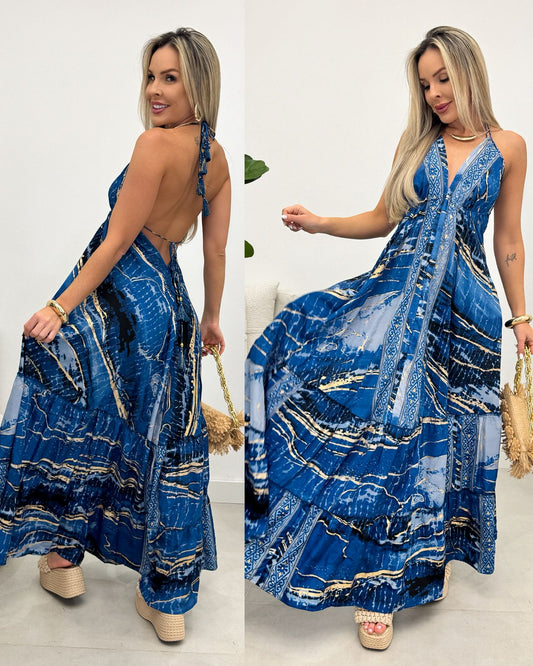 Vestido Romana Azul 106929