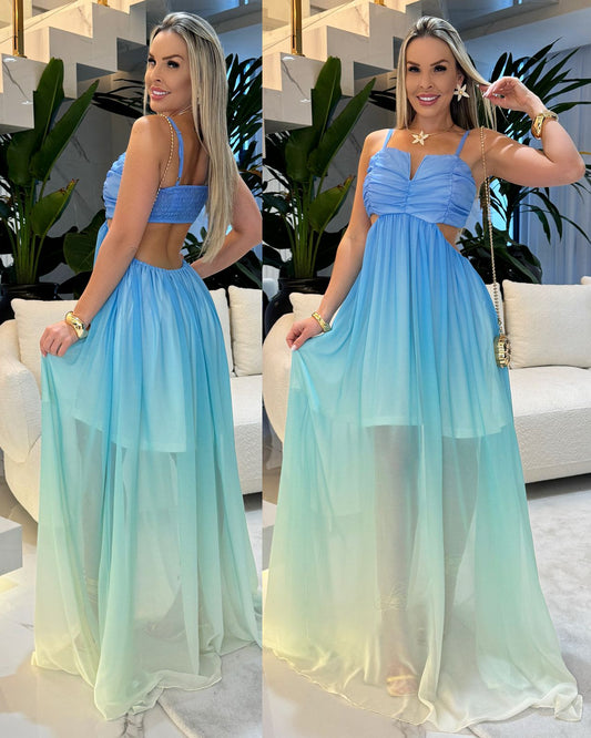 Vestido Athena Azul 74963