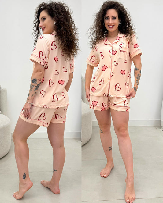 Conjunto Pijama Barbara Rosa 129694