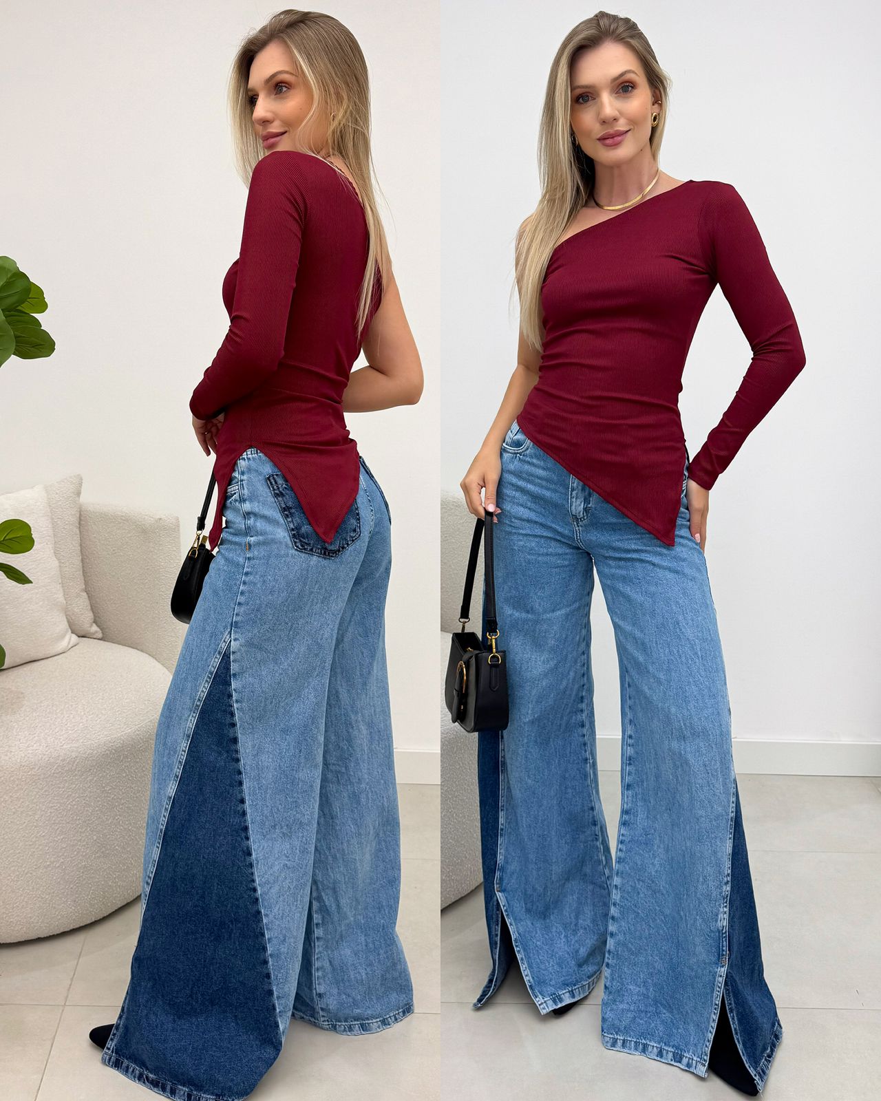 Blusa Eloá Marsala 133291