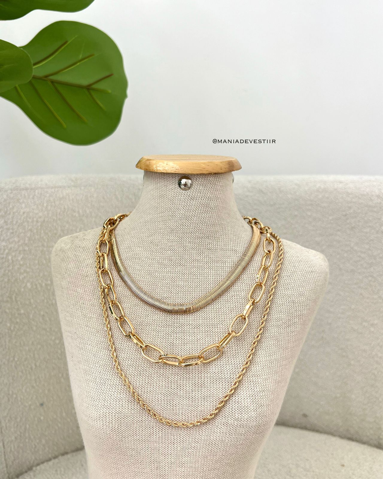 Colar Milli Dourado 113597