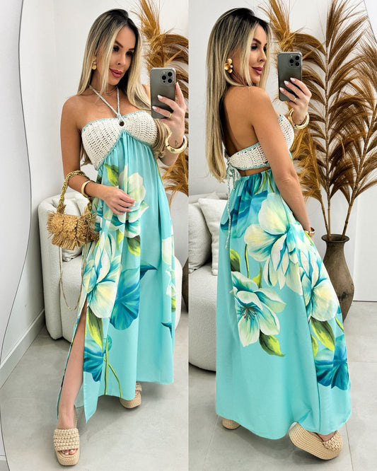 Vestido Ariane Verde Tiffany 113450