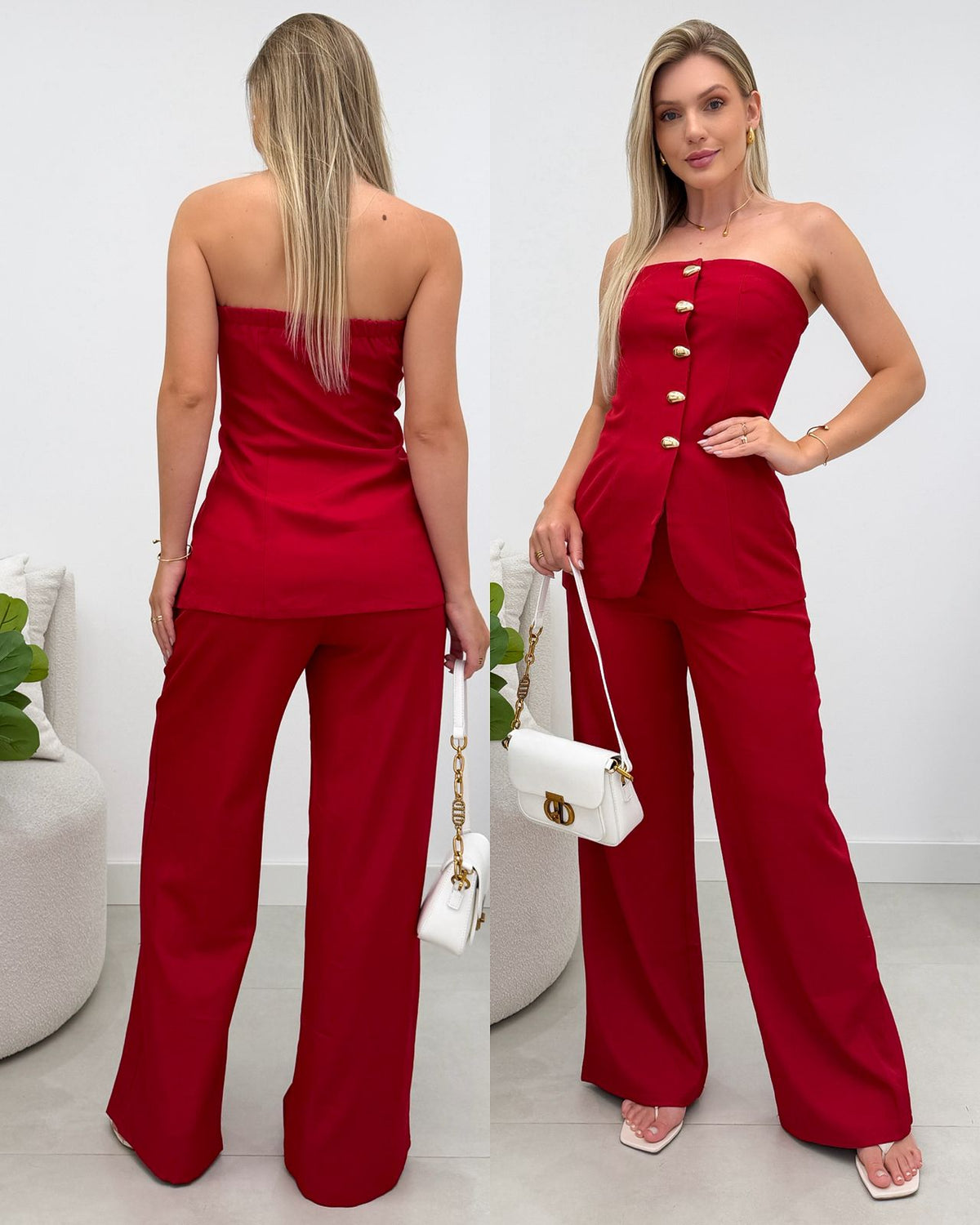 Conjunto Suzana Vermelho 120156