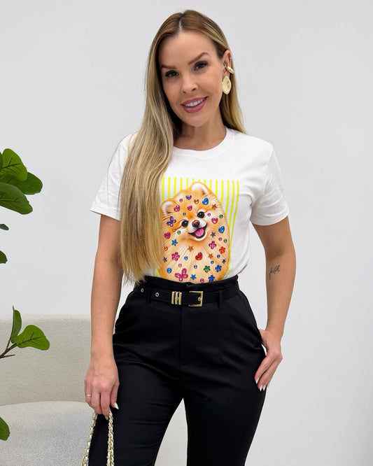 T-Shirt Dandara Amarela 136628