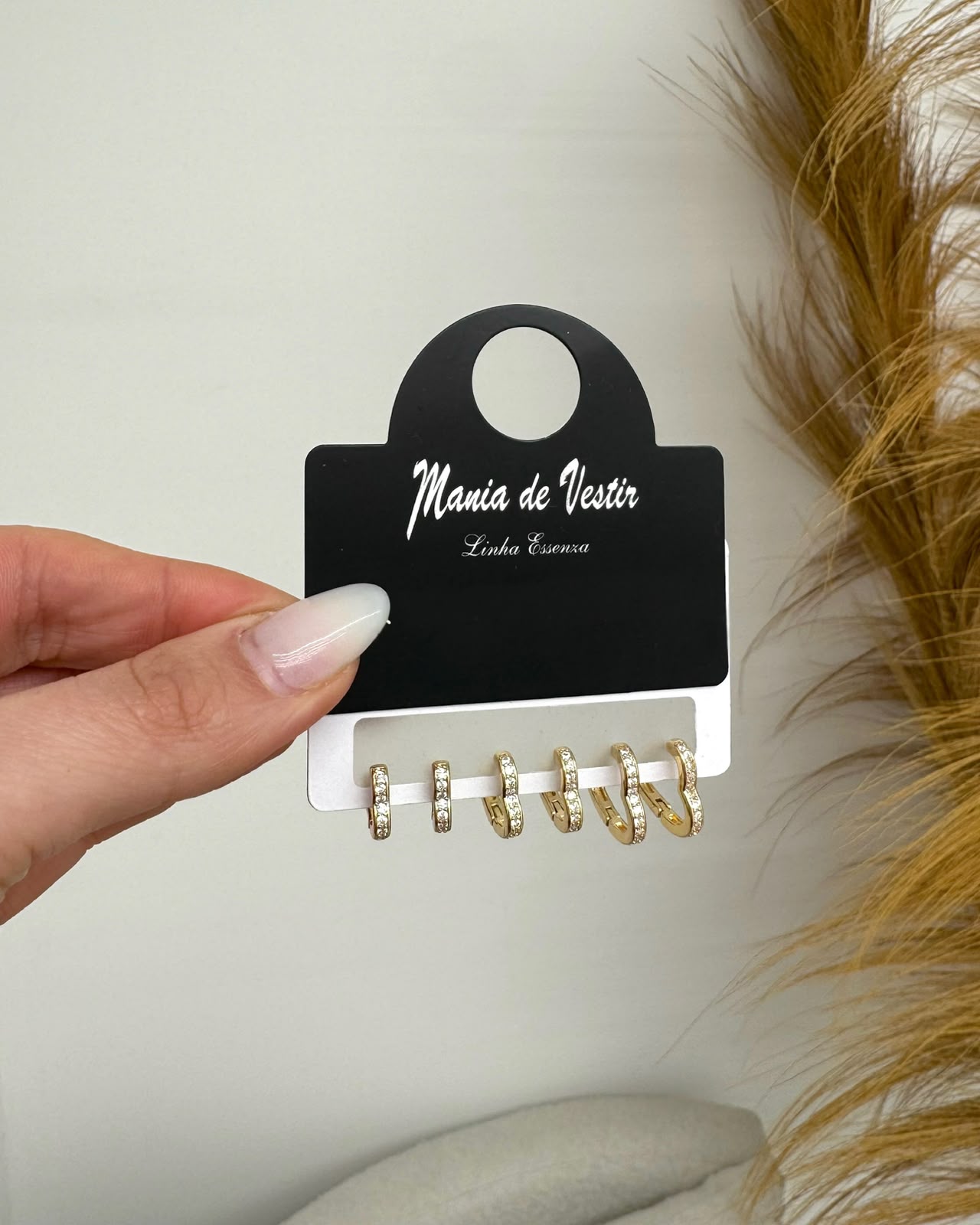 Kit de Brincos Mania Essenza Dourado 134812