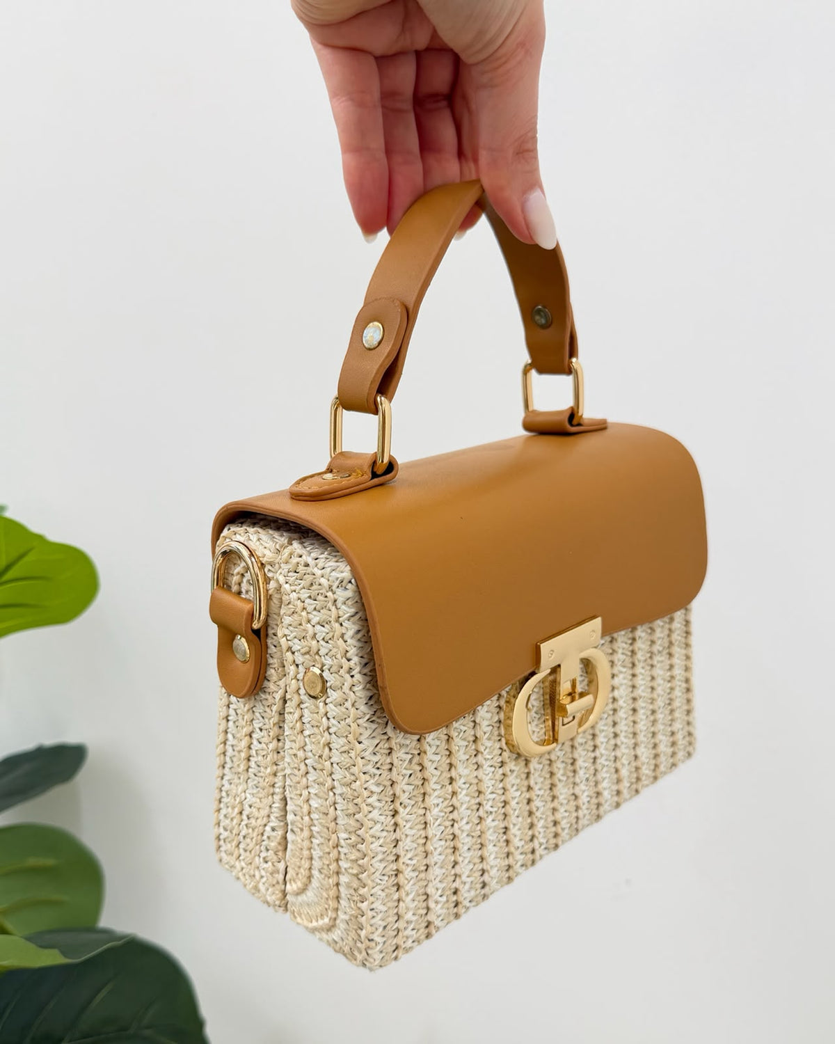Bolsa Mania Essenza Palha 137711