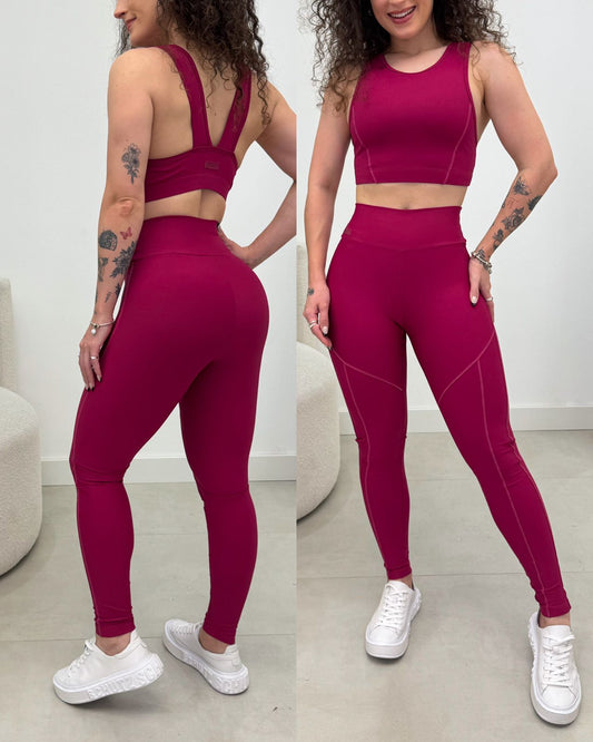 Calça Legging Colcci Bordô 126872