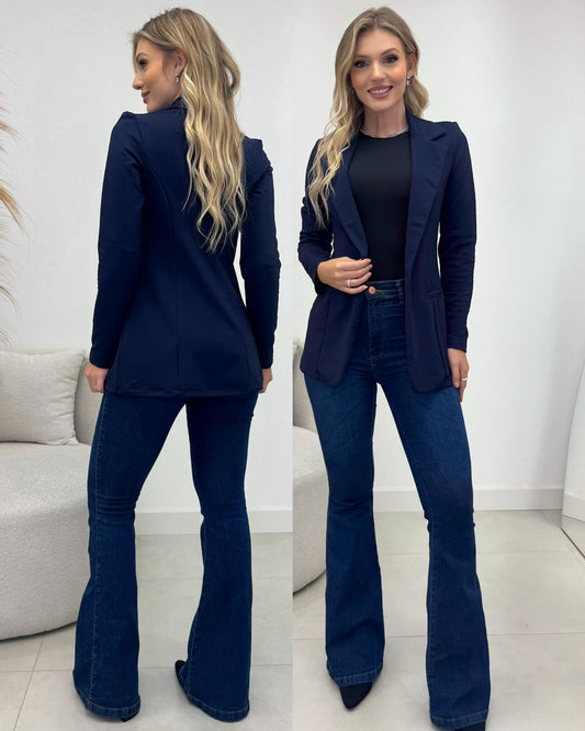 Blazer Sabrina Azul Marinho 135117