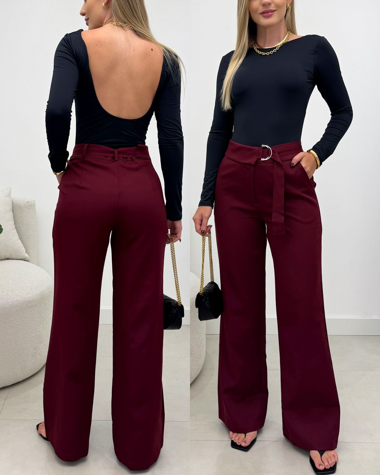 Calça Lyla Marsala 129394