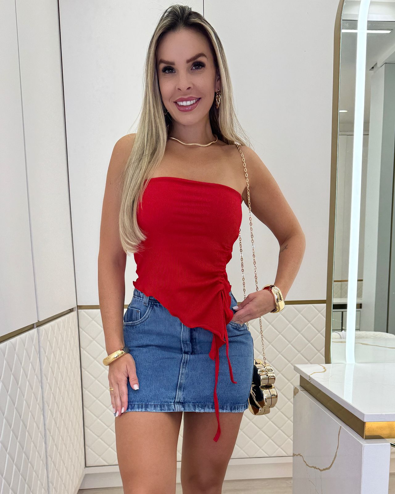 Blusa Thifany Vermelha 85518