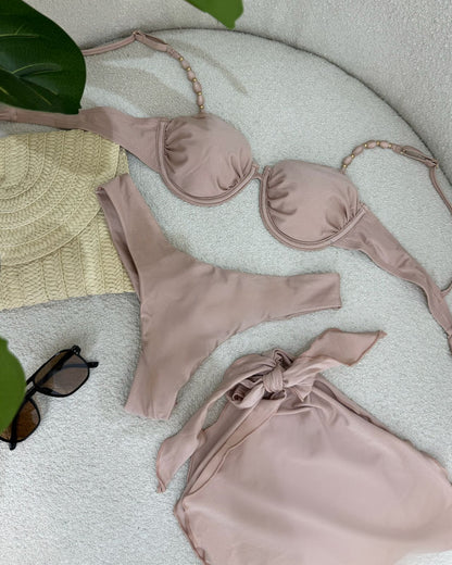 Biquíni 3 Peças Cleonice Rose 116258
