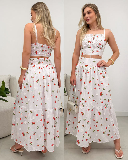 Conjunto Neuza Vermelho 119837