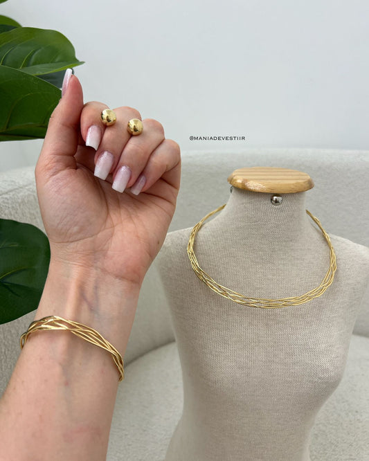 Conjunto Adelina Dourado 108472