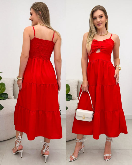 Vestido Rebeca Vermelho 119387