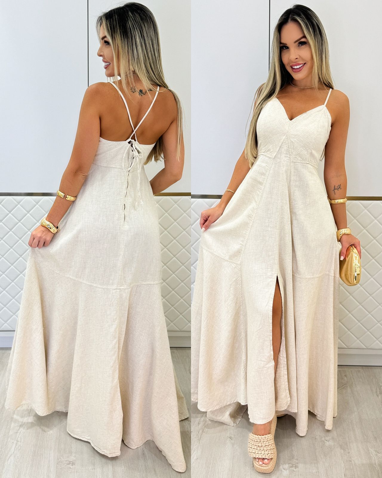 Vestido Linho Gabi 89214