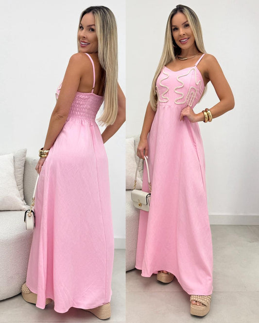 Vestido Magali Rosa 108384