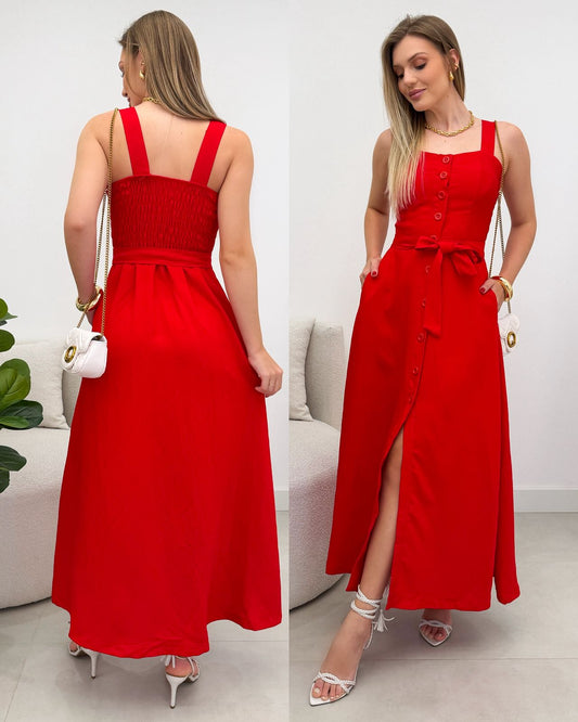 Vestido Tina Vermelho 119515