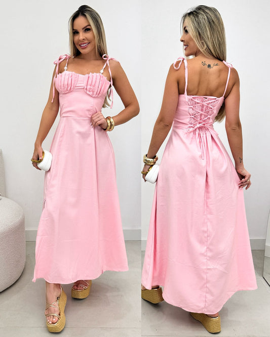 Vestido Eleonora Rosa 109779