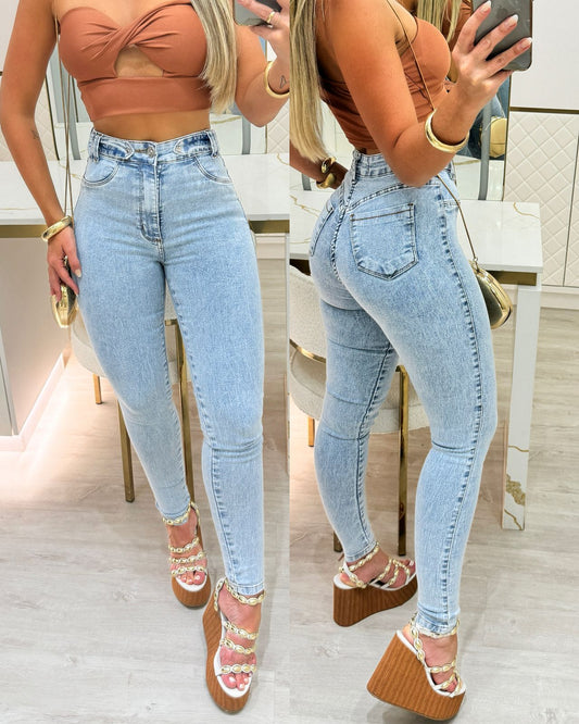 Calça Jeans Melinda Vivian 91230