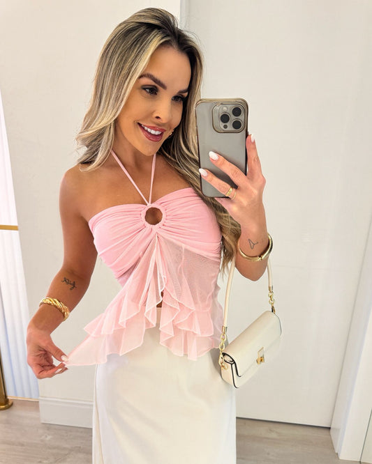 Blusa Bata Dani Rosa 107019