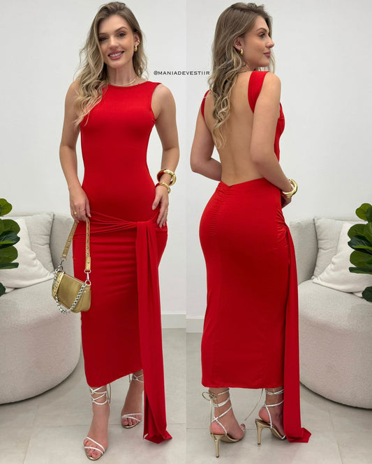 Vestido Charlote Vermelho 116412