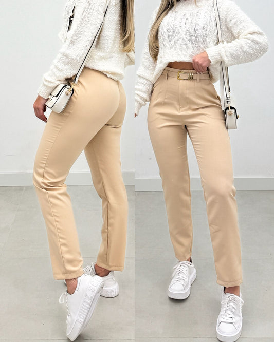 Calça Loriely Bege 103432