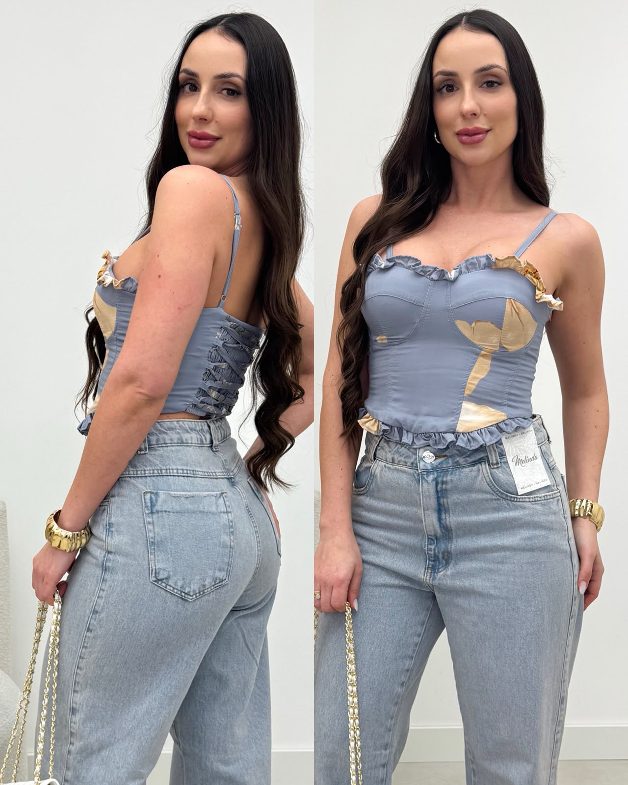 Cropped Dalila Azul Claro 135833