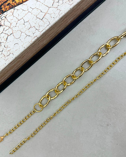 Cinto Corrente Mania Essenza Dourado 136635