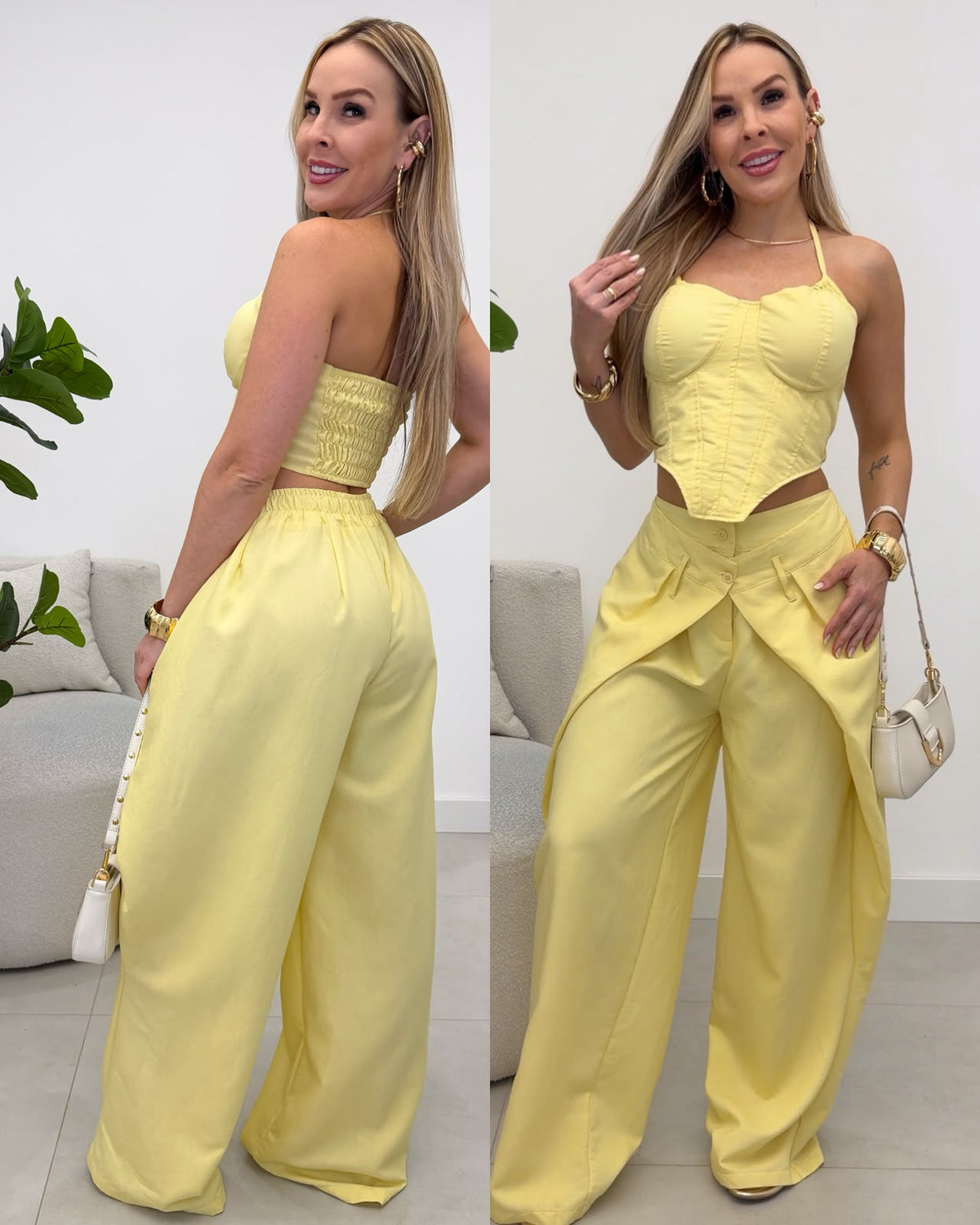 Conjunto Drika Amarelo 137429