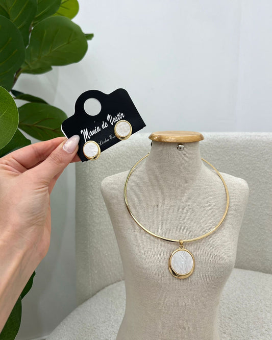 Conjunto Colar e Brinco Mania Essenza 133272