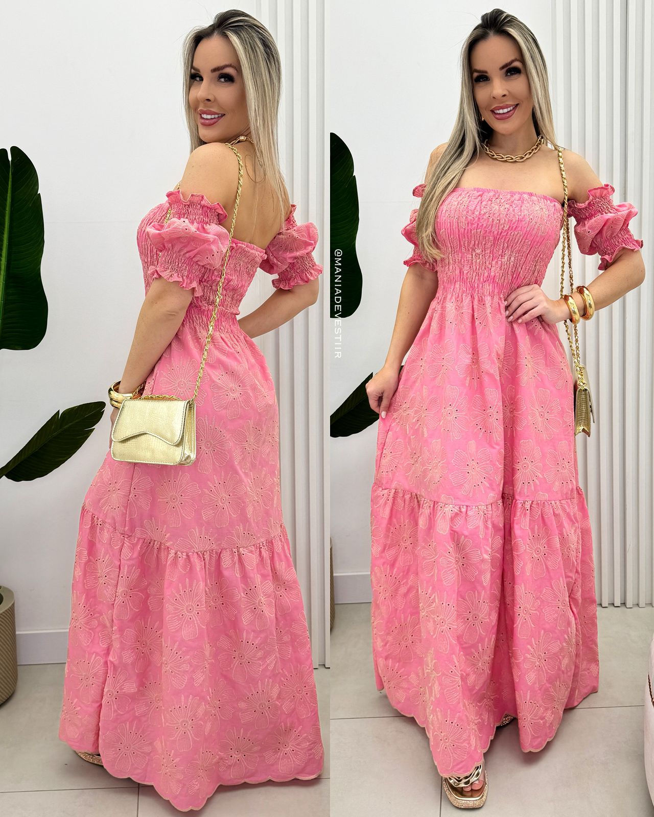 Vestido Loana Rosa 70713