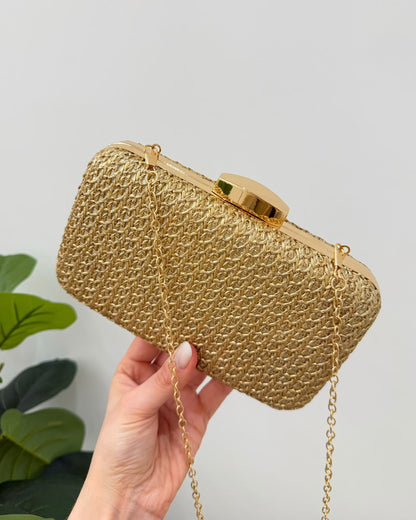 Bolsa Mania Essenza Dourada 137549