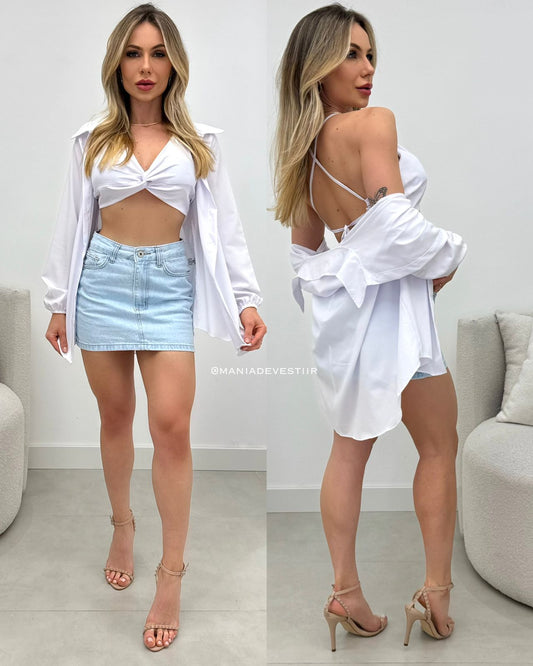 BLACK Conjunto Luiza Branco 116290