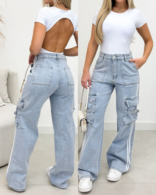 Calça Jeans Jacira Azul Claro 113360