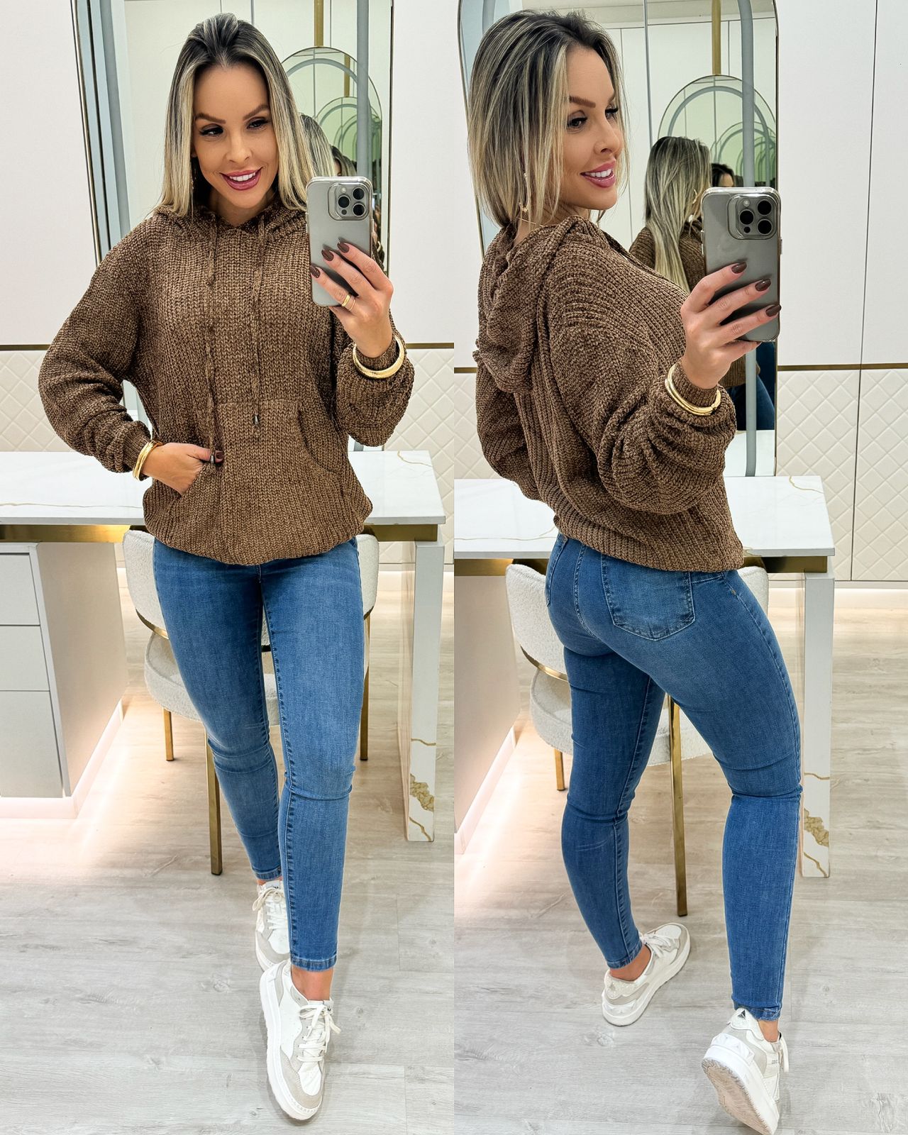 Blusa Kamala Marrom 99899