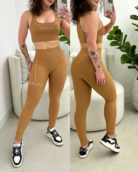 Calça Legging Colcci Caramelo 100269