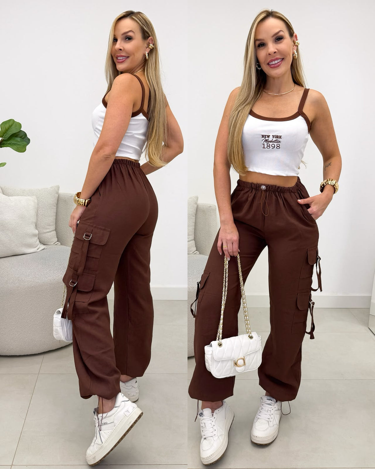 Conjunto Kimberly Marrom 137954
