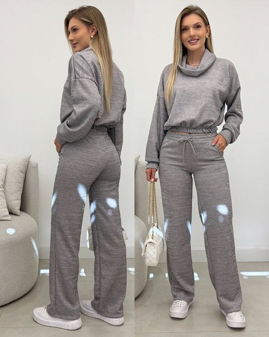 Conjunto Bruna Cinza 133423