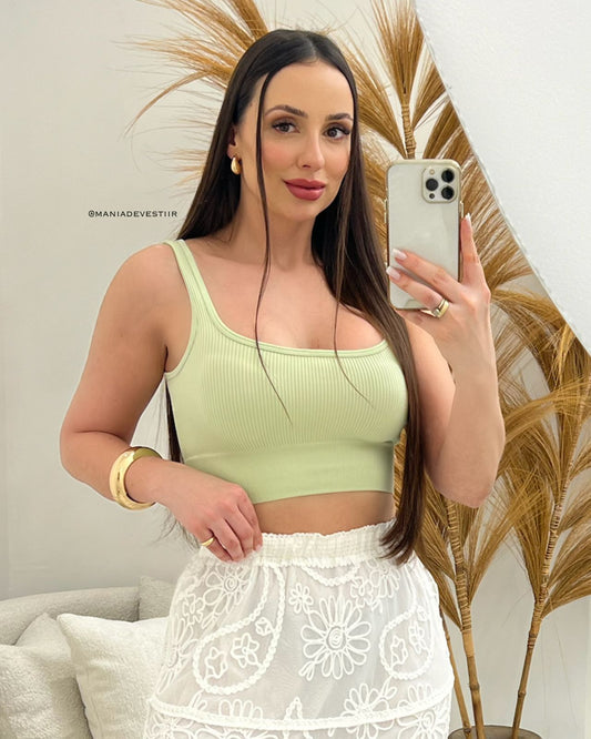Cropped Liara Verde 113399