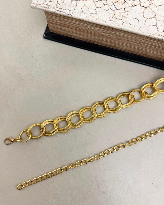 Cinto Corrente Mania Essenza Dourado 136634