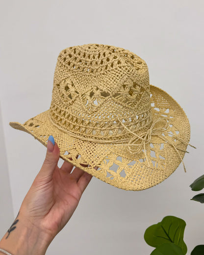 Chapéu De Palha Bege Claro 124058