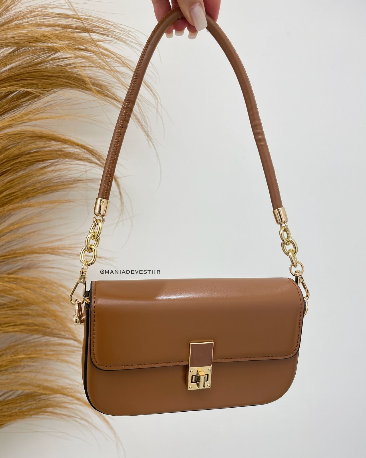 Bolsa Cirlei Marrom 100302