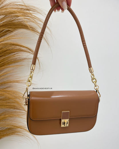 Bolsa Cirlei Marrom 100302