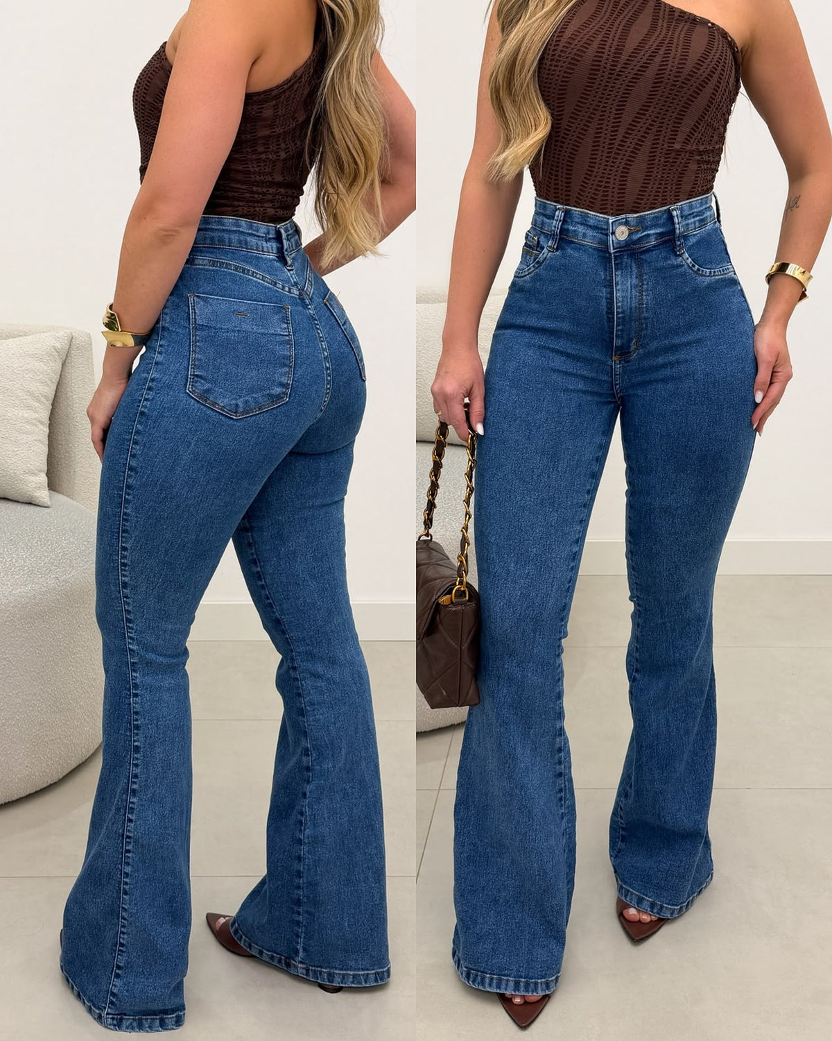 Calça Jeans Melinda Manu 136645