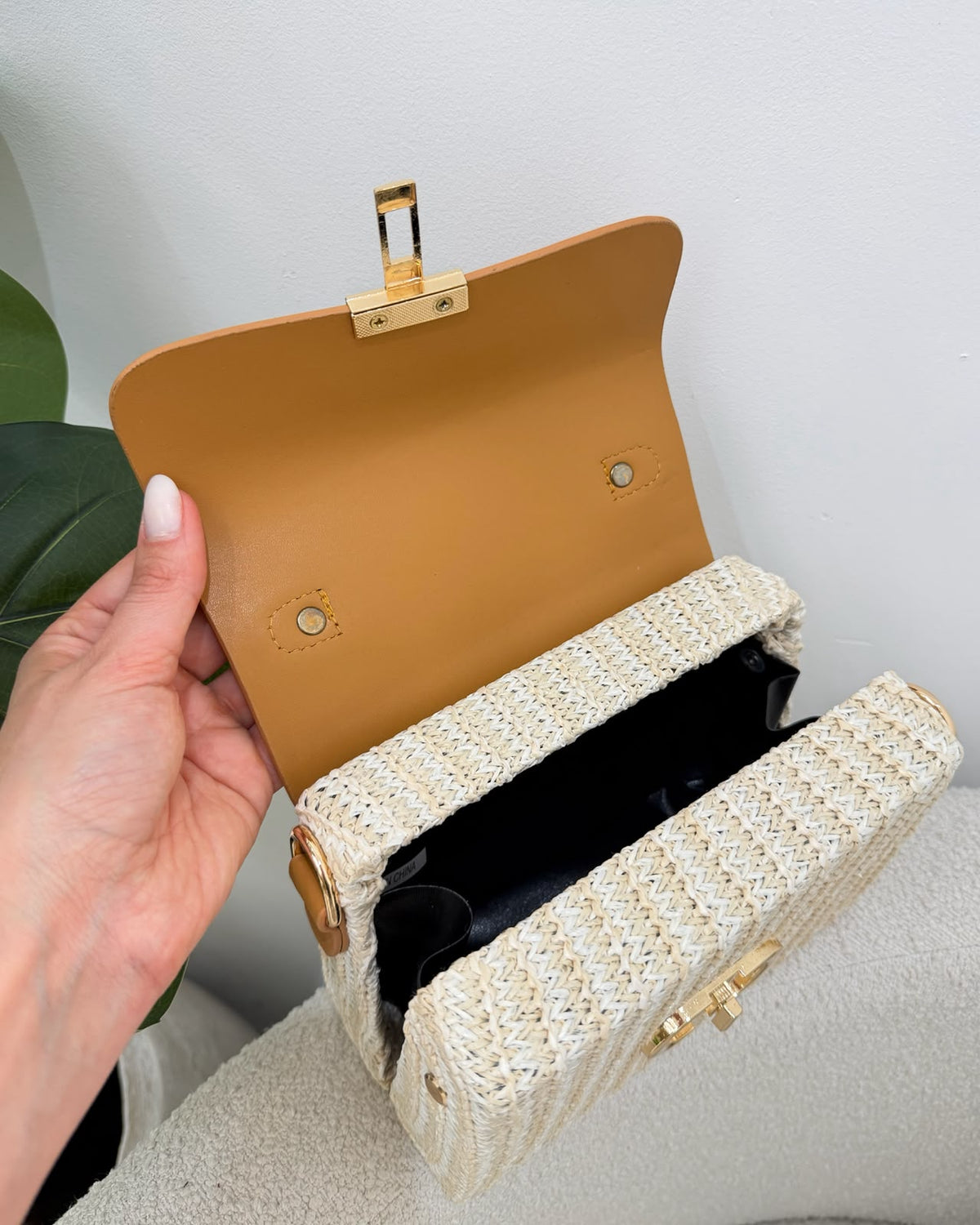 Bolsa Mania Essenza Palha 137711