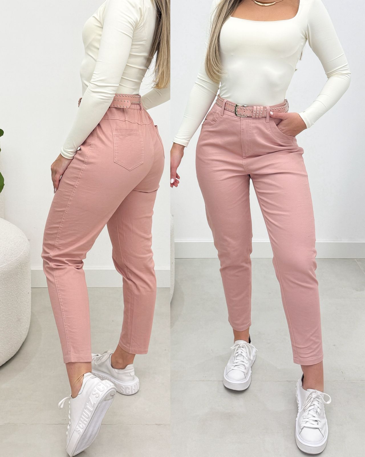 Calça Sarja Rúbia Rosé 104777