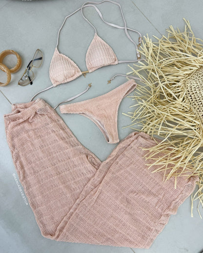 Biquíni 3 Peças Amabi Rosé 120198