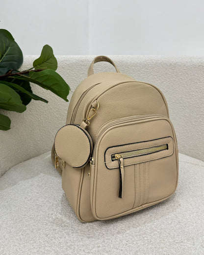 Mochila Mania Essenza Bege 129160