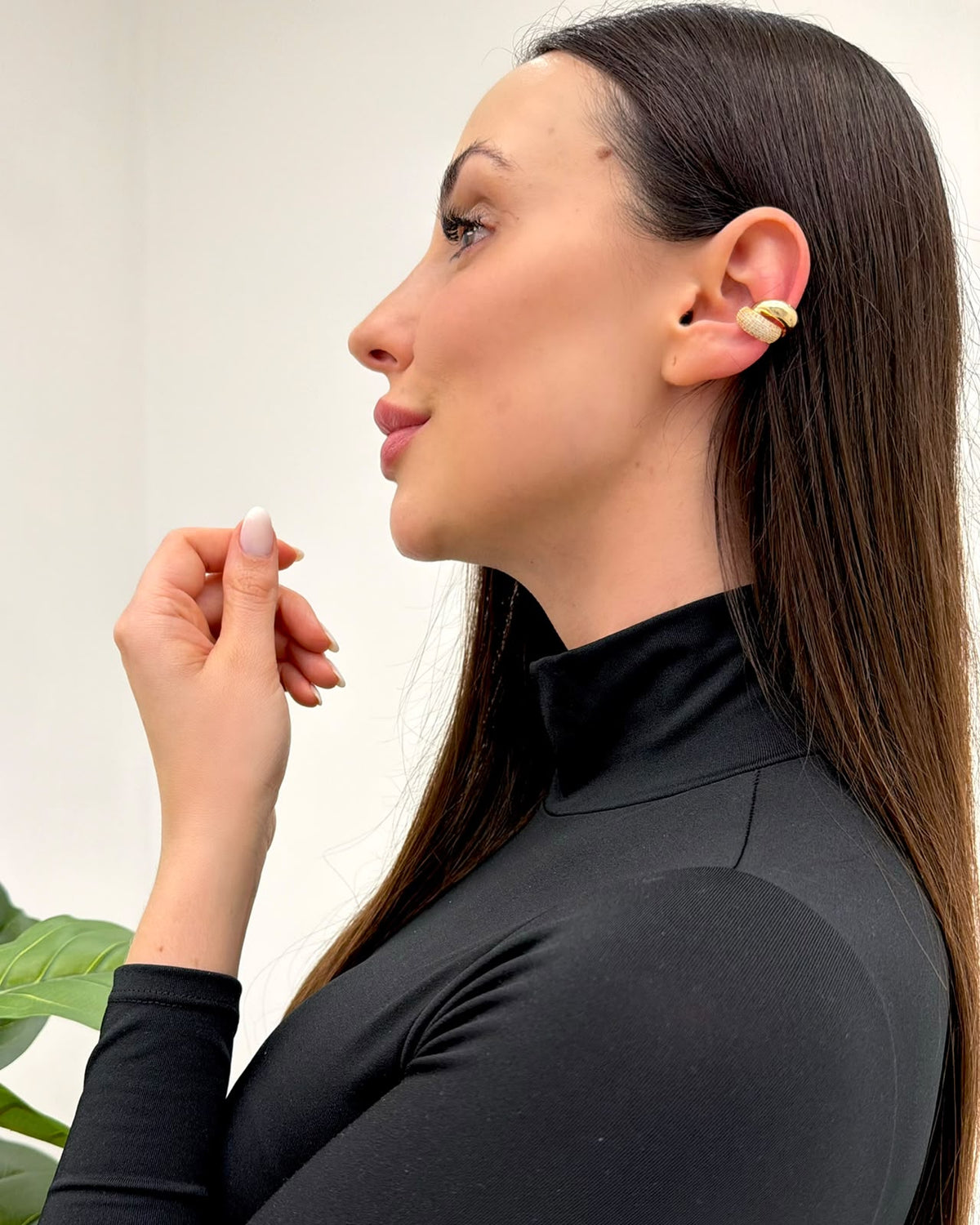 Brinco Mania Essenza Dourado Ear Cuff 137591