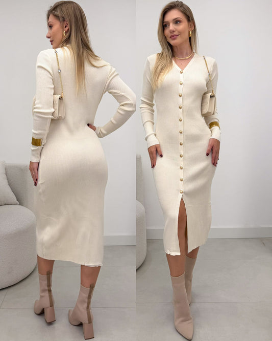 Vestido Nayla Creme 129289